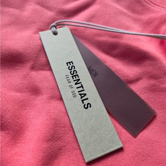 Fear of God Essentials Hoodie in Coral - Picture 3 of 6